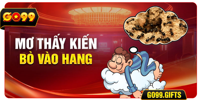 Mơ thấy kiến bò vào hang