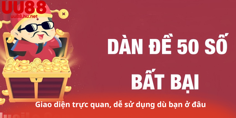 Giao diện trực quan, dễ sử dụng dù bạn ở đâu