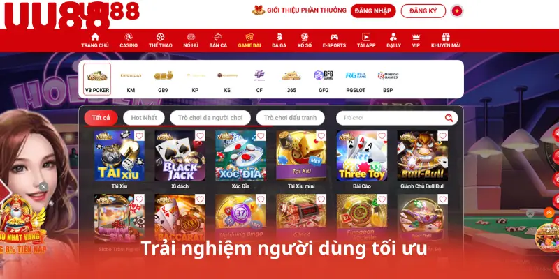 Trải nghiệm người dùng tối ưu